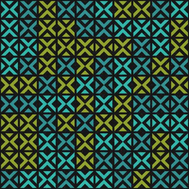 Soyut Geometrik Desen üretken hesaplama sanatı çizimi