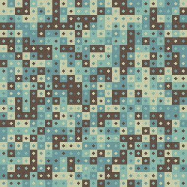 Soyut Geometrik Desen üretken hesaplama sanatı çizimi