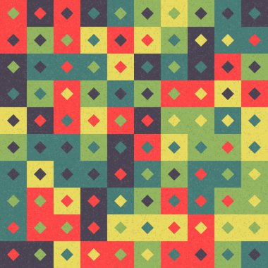 Soyut Geometrik Desen üretken hesaplama sanatı çizimi