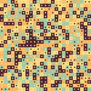 Soyut Geometrik Desen üretken hesaplama sanatı çizimi