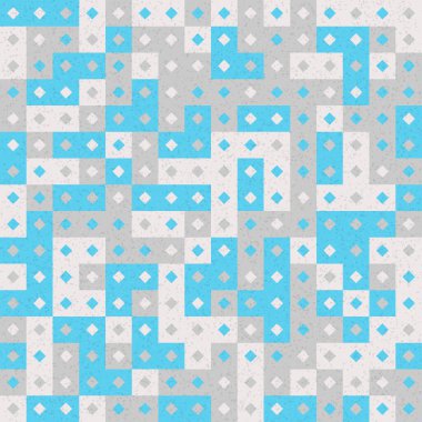 Soyut Geometrik Desen üretken hesaplama sanatı çizimi