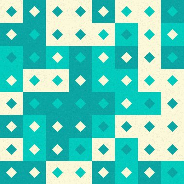 Soyut Geometrik Desen üretken hesaplama sanatı çizimi