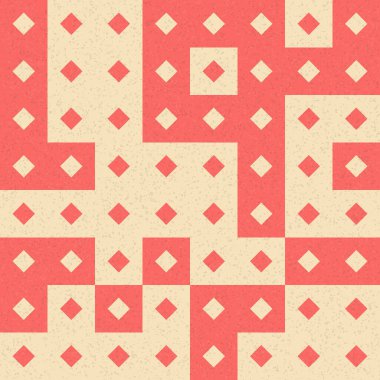 Soyut Geometrik Desen üretken hesaplama sanatı çizimi