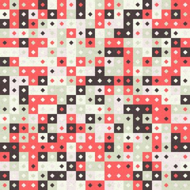 Soyut Geometrik Desen üretken hesaplama sanatı çizimi