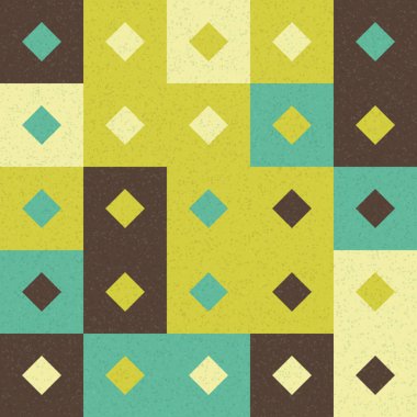 Soyut Geometrik Desen üretken hesaplama sanatı çizimi