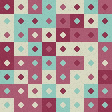 Soyut Geometrik Desen üretken hesaplama sanatı çizimi