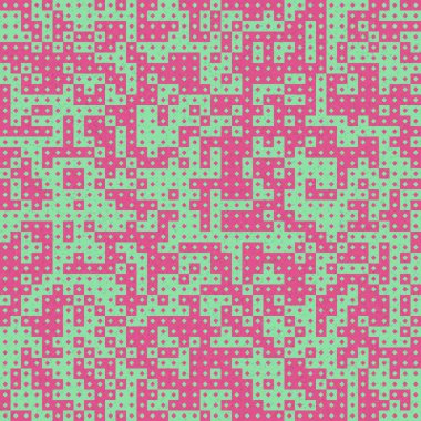 Soyut Geometrik Desen üretken hesaplama sanatı çizimi