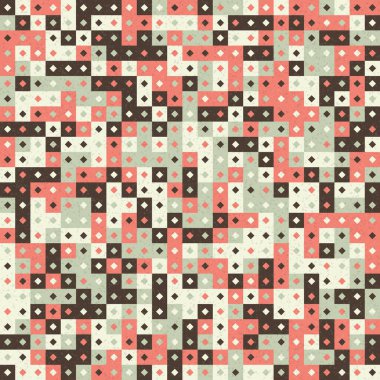 Soyut Geometrik Desen üretken hesaplama sanatı çizimi