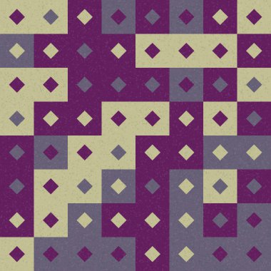 Soyut Geometrik Desen üretken hesaplama sanatı çizimi