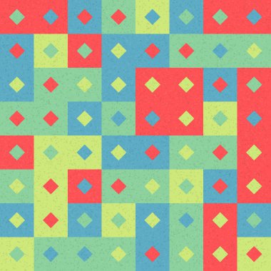 Soyut Geometrik Desen üretken hesaplama sanatı çizimi