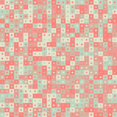 Soyut Geometrik Desen üretken hesaplama sanatı çizimi