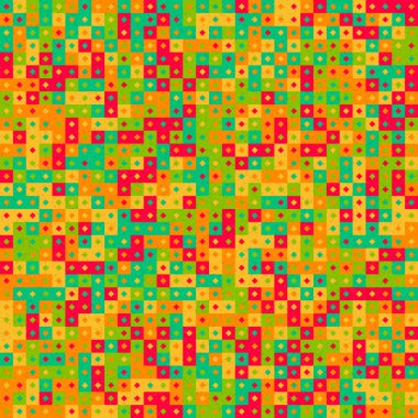 Soyut Geometrik Desen üretken hesaplama sanatı çizimi