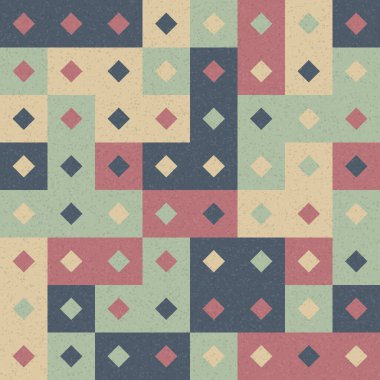 Soyut Geometrik Desen üretken hesaplama sanatı çizimi