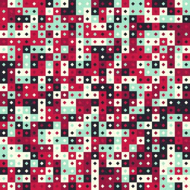 Soyut Geometrik Desen üretken hesaplama sanatı çizimi