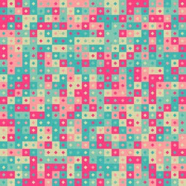 Soyut Geometrik Desen üretken hesaplama sanatı çizimi