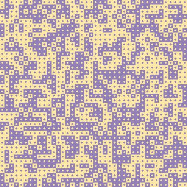 Soyut Geometrik Desen üretken hesaplama sanatı çizimi