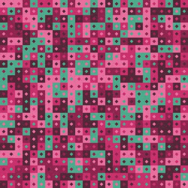 Soyut Geometrik Desen üretken hesaplama sanatı çizimi