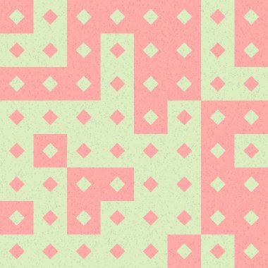 Soyut Geometrik Desen üretken hesaplama sanatı çizimi