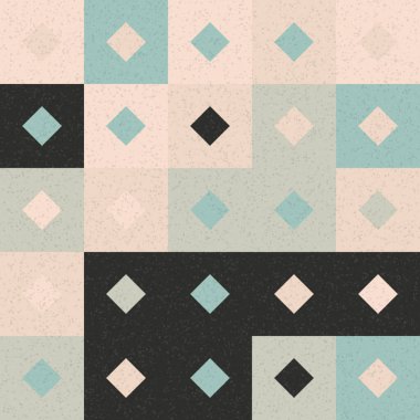 Soyut Geometrik Desen üretken hesaplama sanatı çizimi