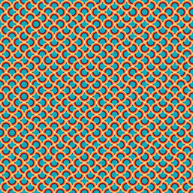 Soyut Geometrik Desen üretken hesaplama sanatı çizimi