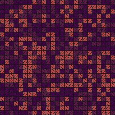 Soyut Geometrik Desen üretken hesaplama sanatı çizimi