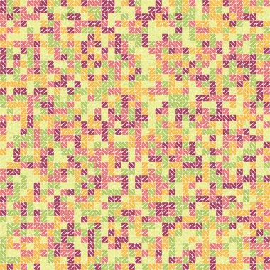 Soyut Geometrik Desen üretken hesaplama sanatı çizimi