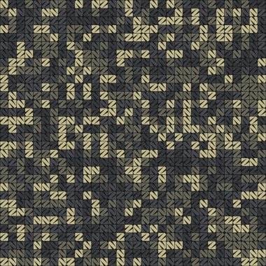 Soyut Geometrik Desen üretken hesaplama sanatı çizimi