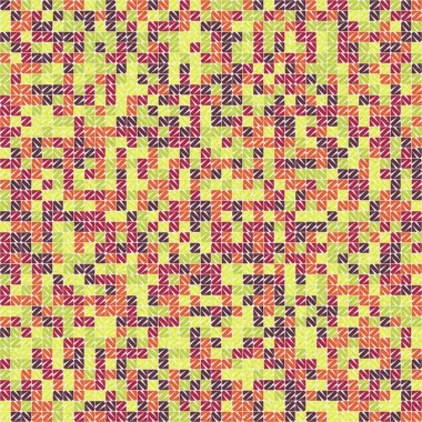 Soyut Geometrik Desen üretken hesaplama sanatı çizimi