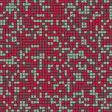 Soyut Geometrik Desen üretken hesaplama sanatı çizimi