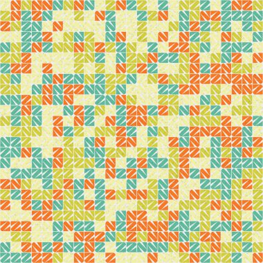 Soyut Geometrik Desen üretken hesaplama sanatı çizimi