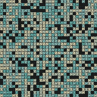 Soyut Geometrik Desen üretken hesaplama sanatı çizimi