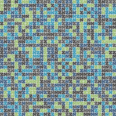 Soyut Geometrik Desen üretken hesaplama sanatı çizimi