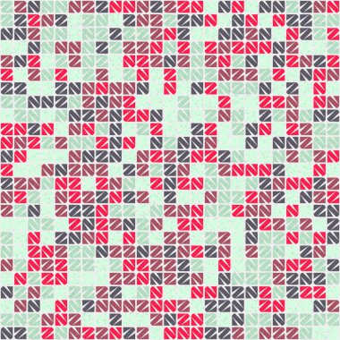 Soyut Geometrik Desen üretken hesaplama sanatı çizimi