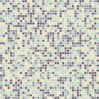 Soyut Geometrik Desen üretken hesaplama sanatı çizimi