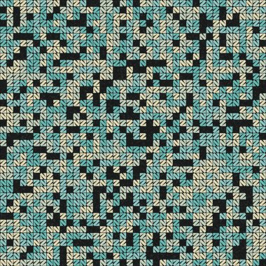 Soyut Geometrik Desen üretken hesaplama sanatı çizimi