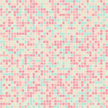 Soyut Geometrik Desen üretken hesaplama sanatı çizimi