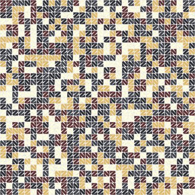 Soyut Geometrik Desen üretken hesaplama sanatı çizimi