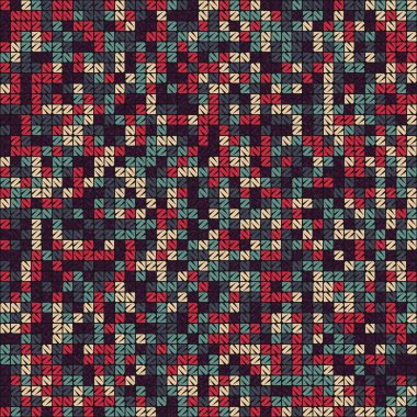 Soyut Geometrik Desen üretken hesaplama sanatı çizimi