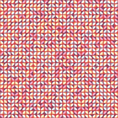 Soyut Geometrik Desen üretken hesaplama sanatı çizimi