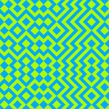 Soyut Geometrik Desen üretken hesaplama sanatı çizimi