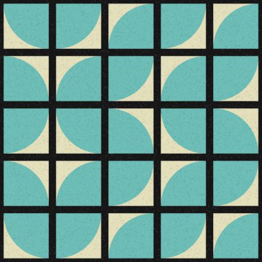 Soyut Geometrik Desen üretken hesaplama sanatı çizimi