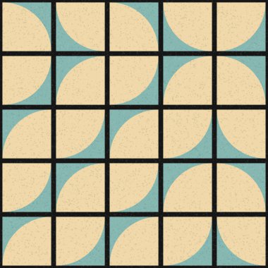 Soyut Geometrik Desen üretken hesaplama sanatı çizimi