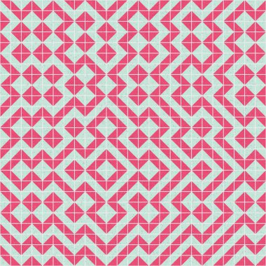 Soyut Geometrik Desen üretken hesaplama sanatı çizimi