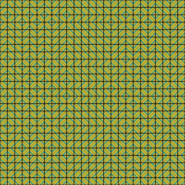 Soyut Geometrik Desen üretken hesaplama sanatı çizimi