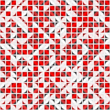 Soyut Geometrik Desen üretken hesaplama sanatı çizimi