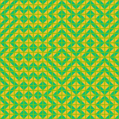 Soyut Geometrik Desen üretken hesaplama sanatı çizimi