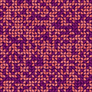 Soyut Geometrik Desen üretken hesaplama sanatı çizimi