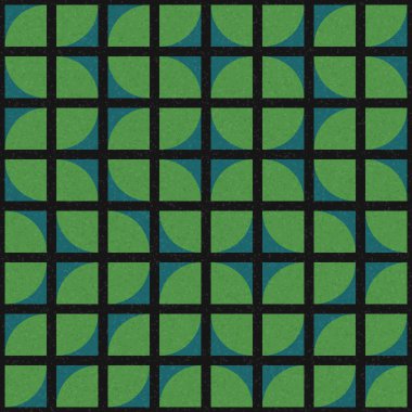 Soyut Geometrik Desen üretken hesaplama sanatı çizimi