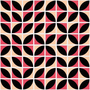 Soyut Geometrik Desen üretken hesaplama sanatı çizimi