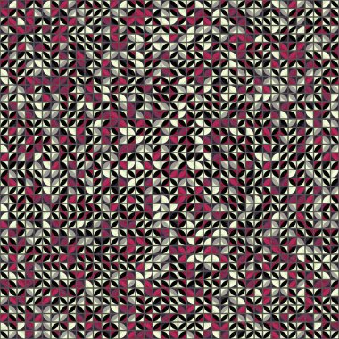 Soyut Geometrik Desen üretken hesaplama sanatı çizimi